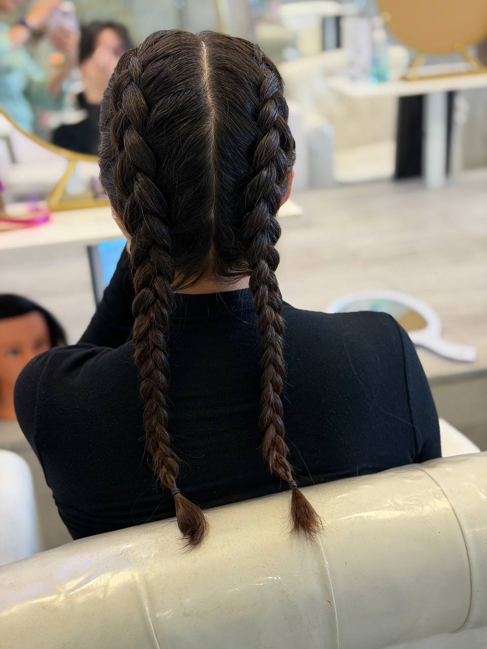 Bridal up-do styled at Avita Beauty House